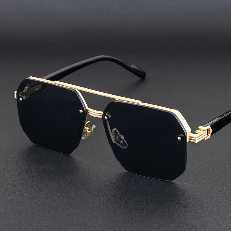 A942 Premium Rimless Square Sunglasses