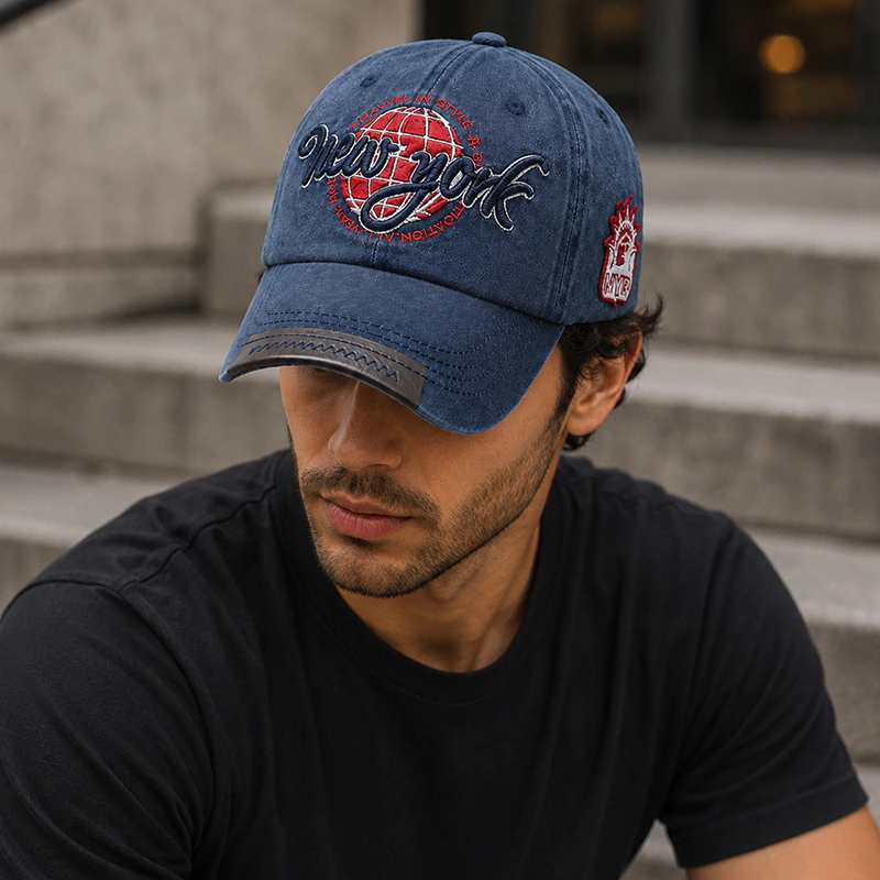 CP1341 Vintage Washed Cotton Baseball Cap - Image 2