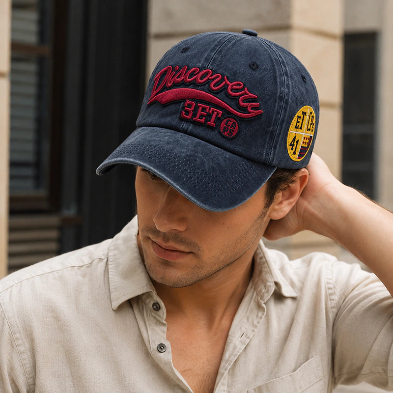 CP1346 Retro Washed Cotton Baseball Cap - Image 3