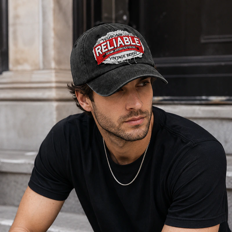 CP1348 Retro Washed Cotton Baseball Cap - Image 2