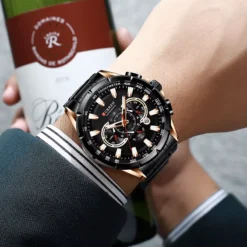 CR136 CURREN 8363 Sports Chronograph Watch For Men - Image 2