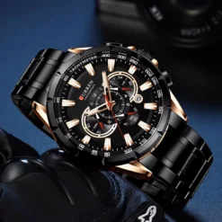 CR136 CURREN 8363 Sports Chronograph Watch For Men - Image 7