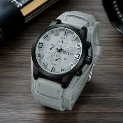 K1164 KTEVI Premium Analog Wristwatch with Calendar - Image 3