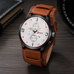 K1165 KTEVI Premium Analog Wristwatch with Calendar - Image 3