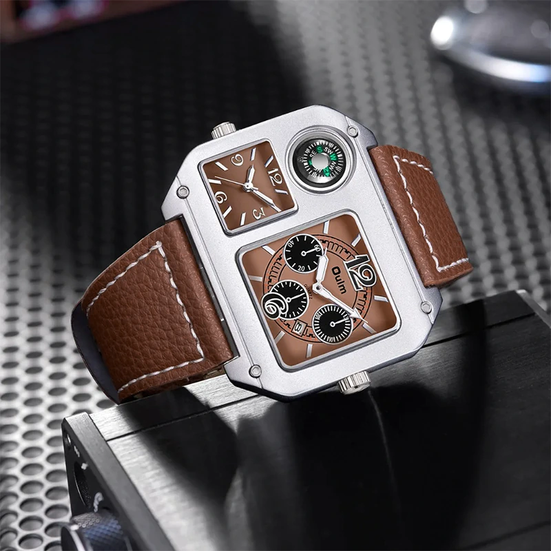 UM41 Oulm Multi Dial Premium Fashion Watch for Men - Image 2