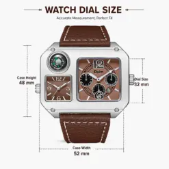 UM41 Oulm Multi Dial Premium Fashion Watch for Men – image 6