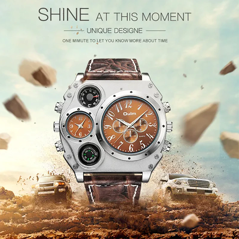 UM42 Oulm Multi Dial Premium Fashion Watch for Men - Image 6