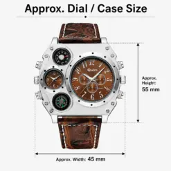 UM42 Oulm Multi Dial Premium Fashion Watch for Men – image 3