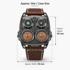 UM43 Oulm Multi Dial Premium Fashion Watch for Men – image 4