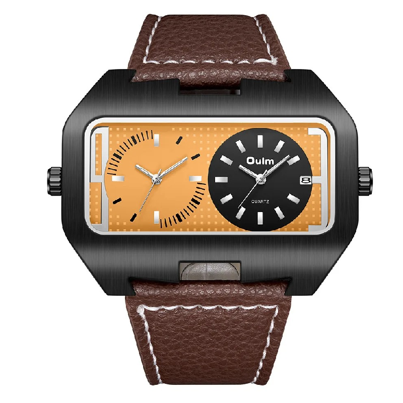 UM39 OULM Rectangle Dual Time Watch