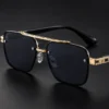 A947 Luxury Gold Frame Square Sunglasses