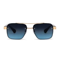 A948 Luxury Gold Frame Blue Gradient Sunglasses - Image 5