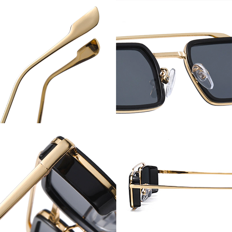 A949 Luxury Black & Gold Premium Sunglasses - Image 3