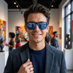 A950 Premium Polarized Square Sunglass - Image 2