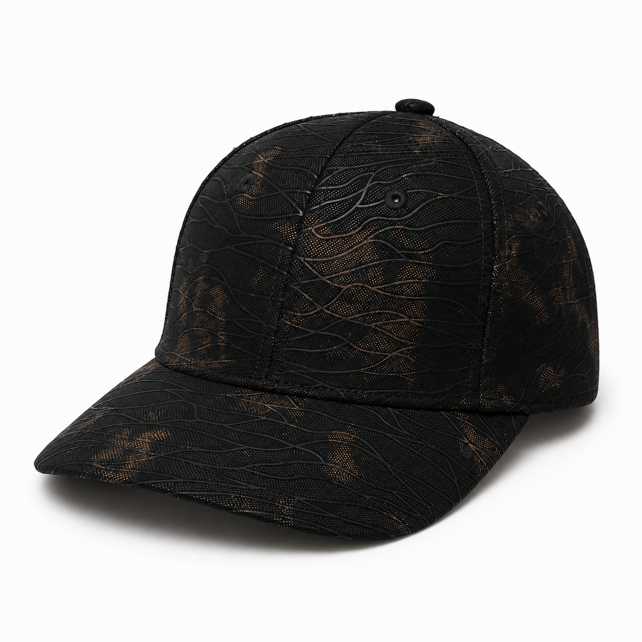 CP1099 Al Asil Premium PU Leather Adjustable Cap for Men