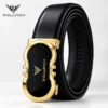 WILLIAMPOLO Premium Genuine Leather Automatic Buckle Belt B9018