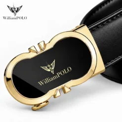 WILLIAMPOLO Premium Genuine Leather Automatic Buckle Belt B9018 - Image 3