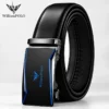 WILLIAMPOLO Premium Genuine Leather Automatic Buckle Belt B9019