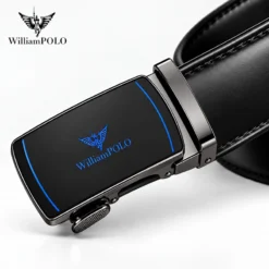 WILLIAMPOLO Premium Genuine Leather Automatic Buckle Belt B9021 - Image 3
