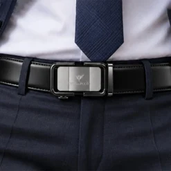 WILLIAMPOLO Premium Genuine Leather Automatic Buckle Belt B9022 - Image 3