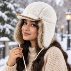 CP1357 Unisex Winter Trapper Hat Warm, Stylish & Outdoor Ready - Image 6