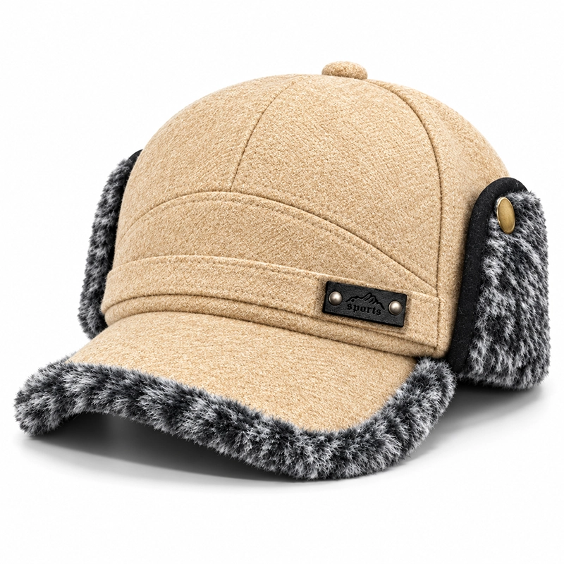 CP1361 Unisex Winter Trapper Baseball Cap with Warm Ear Flap Hat