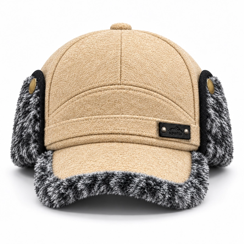 CP1361 Unisex Winter Trapper Baseball Cap with Warm Ear Flap Hat - Image 3