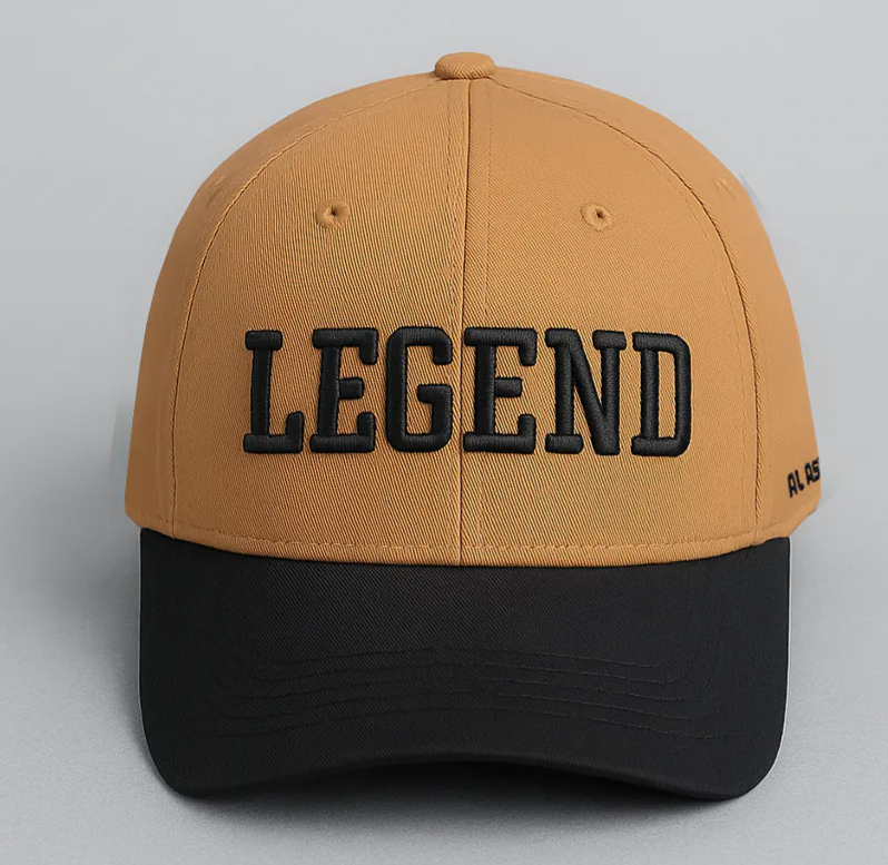 CP1192 Brown & Black Cap with LEGEND Ambrotary text - Image 4