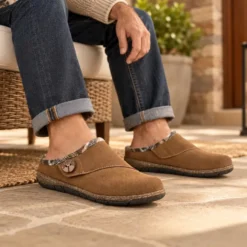 Z7001 Premium Leather Export Unisex Slip-On Shoe - Image 4