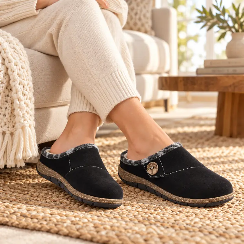 Z7004 Premium Leather Export Unisex Slip-On Shoe - Image 2
